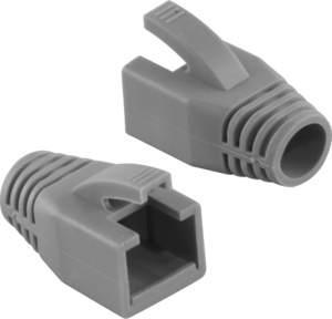 RJ45 Connector Boots Grey 50-pack