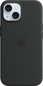 Silikonový obal Apple iPhone 15 černý