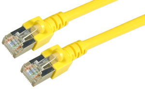 Patch Cable RJ45 SF/UTP Cat5e 1m Yellow