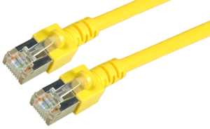 Patch Cable RJ45 SF/UTP Cat5e 7.5m Yell.