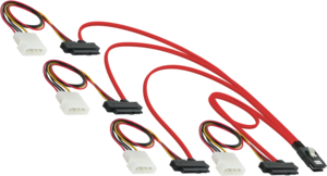 SAS Cable Int. SFF8087 - 4x SFF8482 1.0m