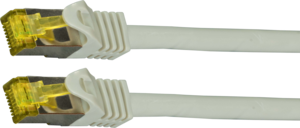 Patch Cable RJ45 S/FTP Cat6a 1m Grey