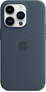 Funda silicona Apple iPhone 14 Pro azul
