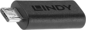 Adaptador LINDY USB tipo C - Micro-B