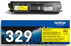 Brother TN-329Y Toner, Yellow