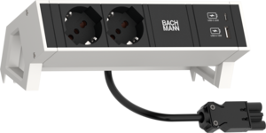 Power Strip 2-way + USB