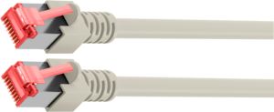 Patch Cable RJ45 S/FTP Cat6 1.5m Grey