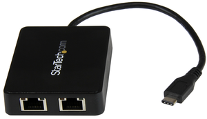 Adapter USB 3.0 TypC - 2xGigabitEthernet