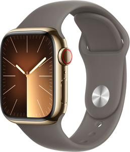 Apple Watch S9 9 LTE 41mm Stahl gold