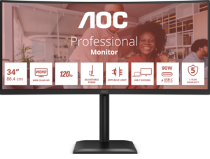 AOC CU34E4CV Curved Monitor