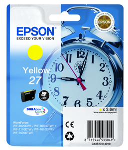 Encre Epson 27, jaune