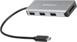 StarTech USB 3.1 3 portos hub + kártyao.