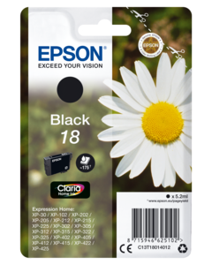 Tinta Epson 18 Claria Home negro