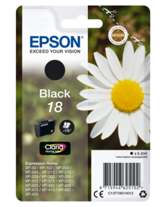 Epson 18 Claria Home Tinte schwarz