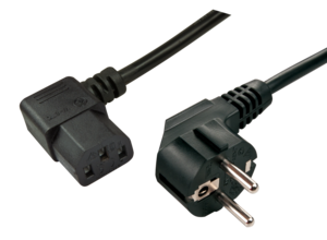 Netzkabel StromSt - C13 2 m schwarz