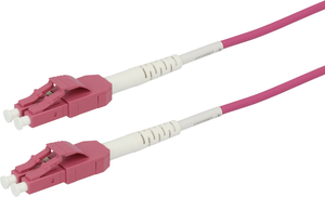 Cable patch dúplex FO LC-LC 0,5 m 50 µ