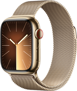 Apple Watch S9 9 LTE 41mm aço dourado