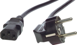 Power Cable Local/m - C13/f 2m Black
