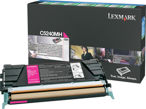 Tóner Lexmark C524 retornable magenta