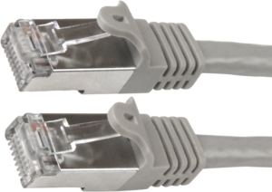Patch Cable RJ45 S/FTP Cat6 0.5m Grey