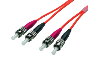 FO Duplex Patch Cable ST-ST 50/125µ 1m