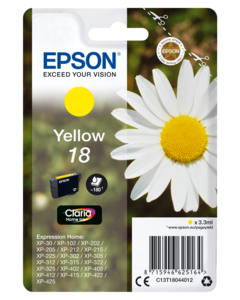 Epson 18 Claria Home Tinte gelb