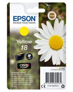 Epson 18 Claria Home Ink Yellow