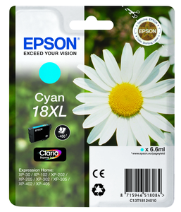 Tinta Epson 18 XL cian
