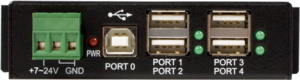Hub USB 2.0 industrial StarTech 4 ptos.