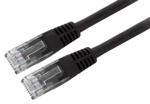 Patch Cable RJ45 U/UTP Cat5e 1m Black
