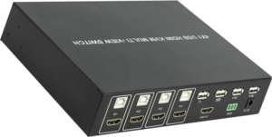 Prepínač KVM Delock HDMI 4port.