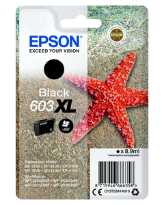 Epson 603 XL tinta, fekete