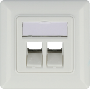 Modular Data Outlet FM White w/o Modules