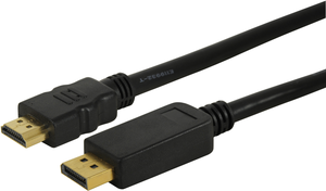 DisplayPort - HDMI kábel, 5 m