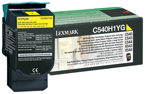 Lexmark Toner C540H, żółty