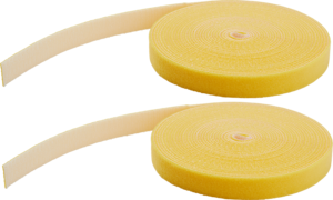 Klett-Kabelbinder Rolle 15000 mm gelb 2x