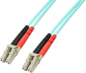 Câble patch FO duplex LC-LC, 10 m, 50µ