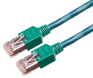 Patch Cable RJ45 S/UTP Cat5e 1.5m Green