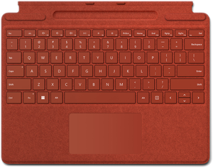 MS Surface Pro Sign. Keyboard rojo