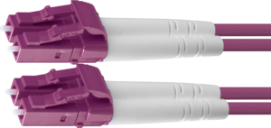 Câble patch FO duplex LC-LC 1 m, 50/125µ