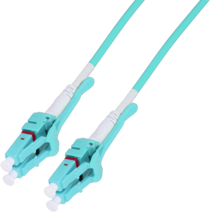Delock FO Duplex Patch Cable LC-LC OM3 Turquoise Uniboot