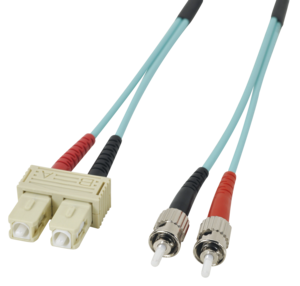 Câble patch FO duplex SC-ST 1 m, 50/125µ