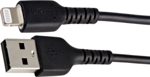StarTech USB 2.0 Typ A - Lightning Kabel schwarz robust
