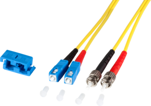 FO Duplex Patch Cable SC-ST 9/125µ 1m