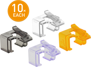 Connector Repair Clips 40x Asstd Colours