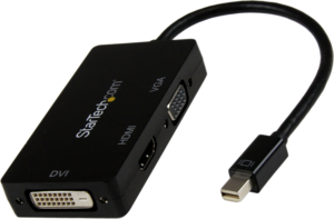 Adatt. mini DisplayPort - VGA/HDMI/DVI-D