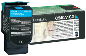 Lexmark Tóner C540A cian