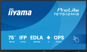 Écran tactile iiyama PL TE7512MIS-B4AG