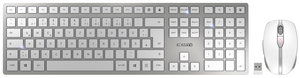 CHERRY DW 9100 SLIM Desktop Set silber
