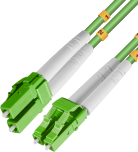 LINDY FO Duplex Patch Cable LC-LC OM5 Green